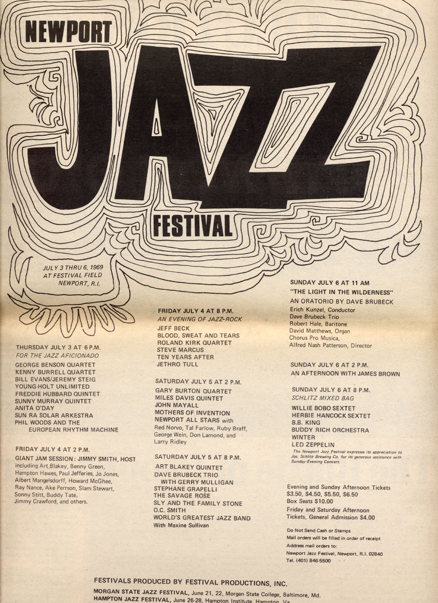 Thirty-nine 1969 Festivals