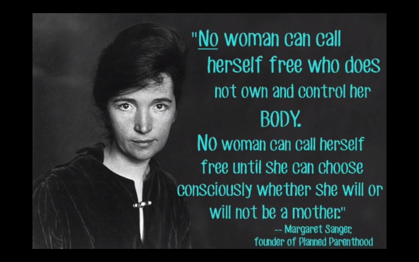 Margaret Sanger Birth Control - The Woodstock Whisperer/Jim Shelley