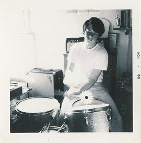 Young Drummer Michael Shrieve