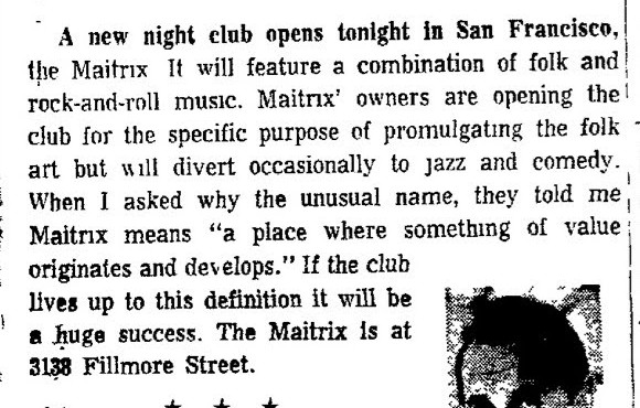 1965 San Francisco Matrix
