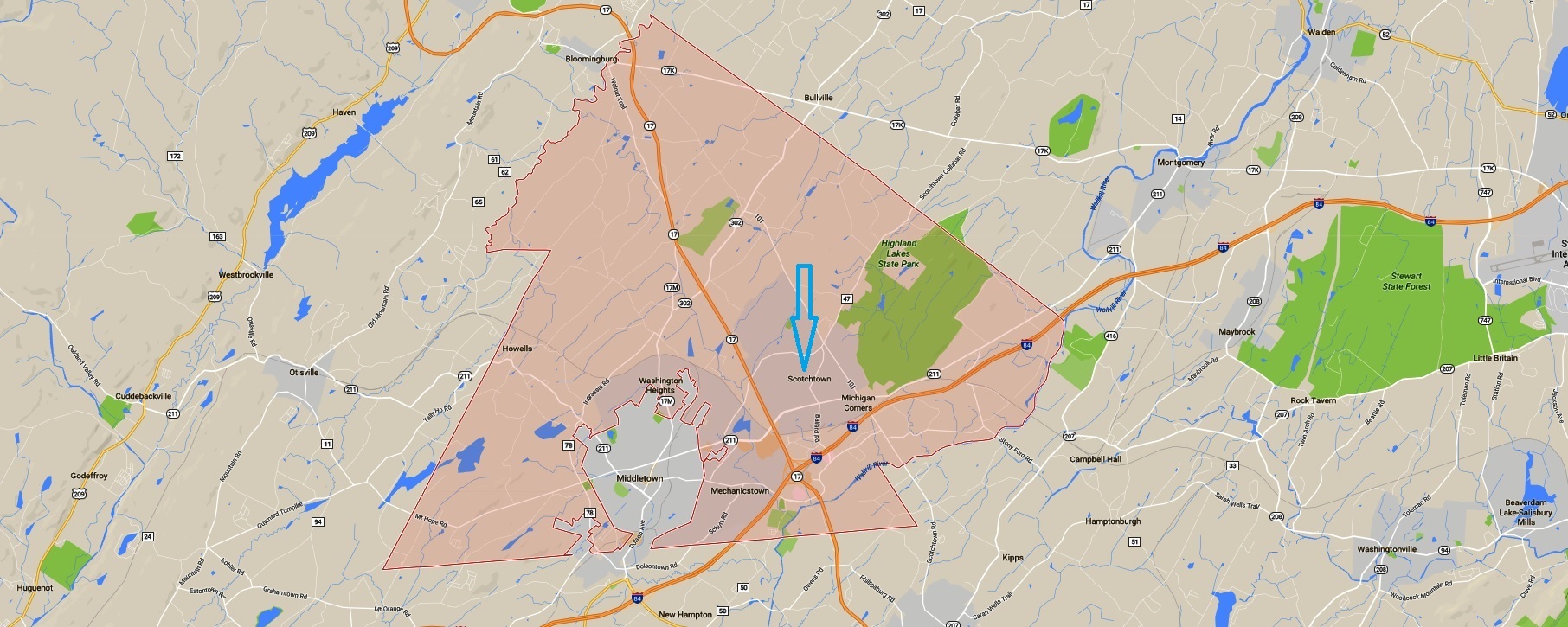 Town Of Wallkill Zoning Map - Printable Maps Online