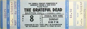 Grateful Dead Barton Hall Cornell 1977