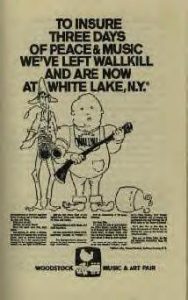 Chronology Woodstock Music Art Fair