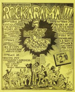 Rockarama at the Avalon